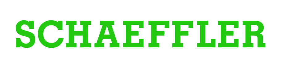 grünes Logo/Schriftzug der Firma Schaeffler